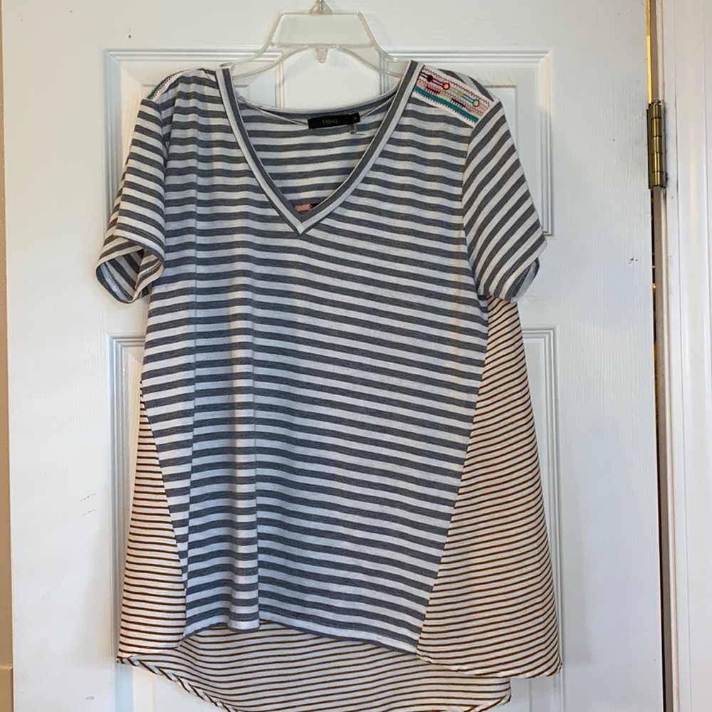 Striped colorful blouse